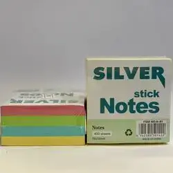 SILVER STICK PAPER Notes 400 SHEETS