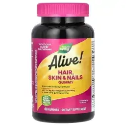 Hair Skin Nails 60gummies NATURES WAY