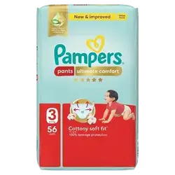 Pampers Pants Ultimate Comfort (3) 6-11 Kg 56 Pants