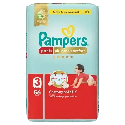 Pampers Pants Ultimate Comfort (3) 6-11 Kg 56 Pants