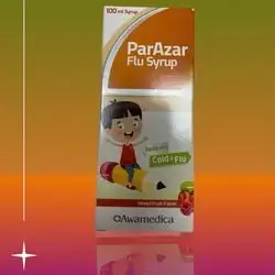 Parazar flu syrup relieves cold&flu 100ml