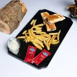 Meat Shawarma In Lebanese Bread