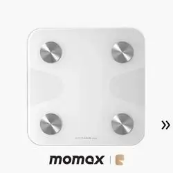 Momax Lite Tracker IoT Body Scale - White