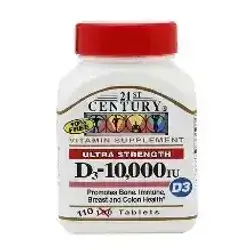 D3-10000IU 21 CENTURY 30 TABS