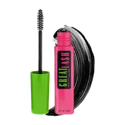 Great Lash Waterproof Mascara 100 BLACKEST BLACK 12.7ml _ MAYBELLINE NEW YORK
