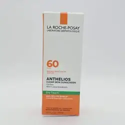 La Roche Posay Anthelios Clear Skin Dry Touch Face Sunscreen for Acne Prone Skin - SPF 60  90ML