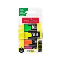 Faber Castell highlighter colors 4 pcs small size
