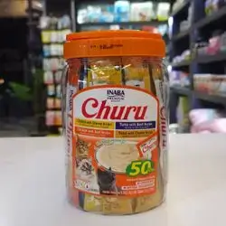 Inaba Churu Cream Snack Mixed Flavor 50pcs