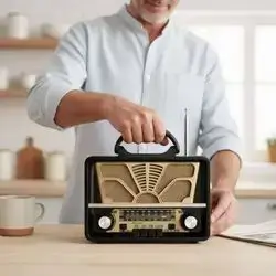 Radio R-7133BT FM AM/SW Multi Band Radio - USB/TF/BT Player And Hi-Fi Speaker