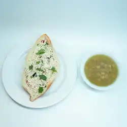 Mashed Chicken Sandwich