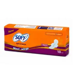 Sofy Soft & Secure Maxi . Wings 10 Pads