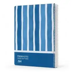 Hardcover Spiral Notebook – A4 | 100 Sheets