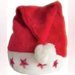 Santa Hat With 5 Lights