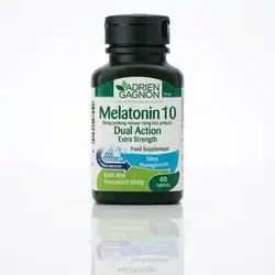 ADRIEN GAGNON Melatonin 10 mg Dual Action (40 Tablets)