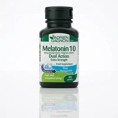 ADRIEN GAGNON Melatonin 10 mg Dual Action (40 Tablets)