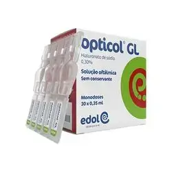 Opticol Gl Sodium Hyaluronate Eye Drops Preservative Free 30 X 0.35Ml