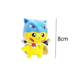 SMALL FIGURE POKEMON PIKACHU 4 EYES E4