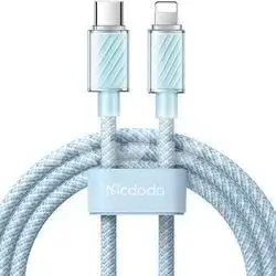MCDODO CHARGER USB-C LIGHTNING CABLE FOR IPHONE 12 13 14 PRO 1M BLUE
