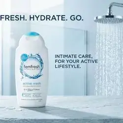 Femfresh Active Wash.