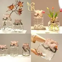 Vase With Colored Head And Transpernt Part X3