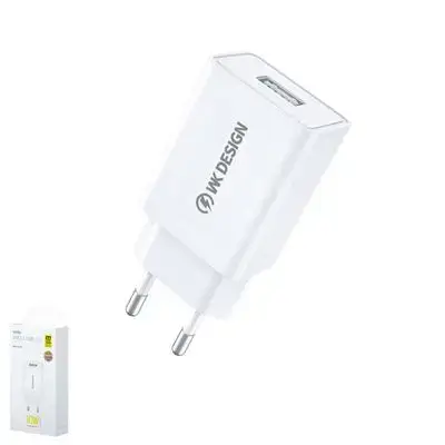 WK Design WP-U118 10W Single USB EU Power Adapter