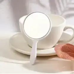 1pc Handheld Cosmetic Mirror, Portable Makeup Mirror