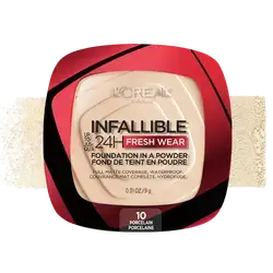 INFALLIBLE Fresh Wear 24H Foundation In A Powder 10 PORCELAIN 9g _ L'OREAL PARIS