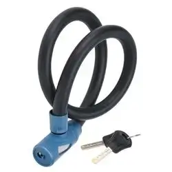 Bike Lock 80Cm 2Ass Clr