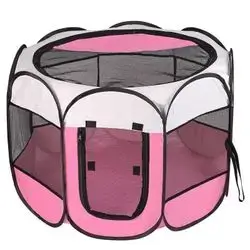 Pet Playpen- Pink 130cm