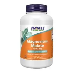 magnesium malate 1000 mg 180 tab nervous system support