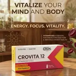 CROVITA 12 (Vitamin B12) Oral Solution 10 Vials × 10ml