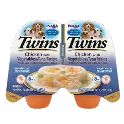Inaba Twin Packs - With Chicken & Vegetables & Tuna 70g