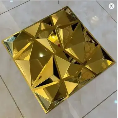 3D Wall Panels Champagne Gold D099