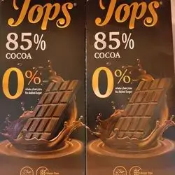 Tops %85 dark without Suger and gluten