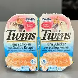 Twins Tuna & Chicken with Scallop Recipe 35g×2Pcs