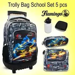 Trolley Bag School Set 5pcs