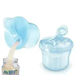 Philips milk powder dispenser (blue, pink)