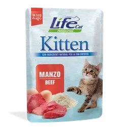 Life Cat Pouch Kitten - Beef