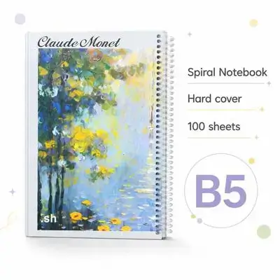 Hardcover Spiral Notebook – B5 | 100 Sheets