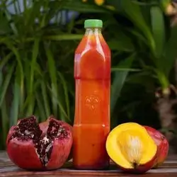 Mango, Peach And Pomegranate