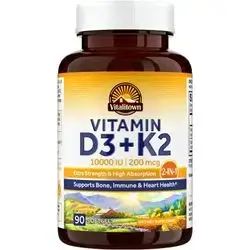 Vitalitown vitamin D3+K2 90 softgels