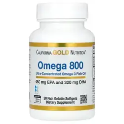 Gold Nutrition Omega 800 30 Fish Gelatin