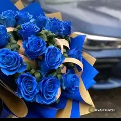 Blue Rose Bouquet