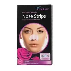 Nose Strips Toning And Blackhead Removal rose deep cleansing 6 Strips _ Care Line