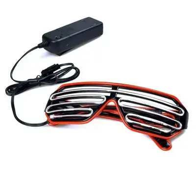 EONYUANGUO LED Light Up Neon Party Glasses - Random Color
