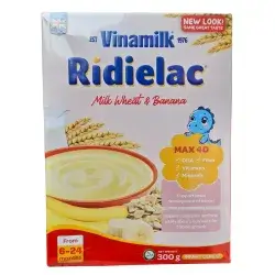 Vinamilk Ridielac Milk Wheat & Banana Baby Cereal 200g