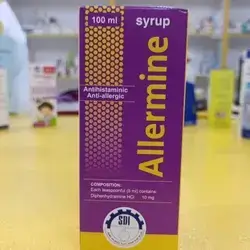 Allermine syrup anti histamine & anti allergic cough Adult & Children Use