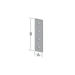 Heavy Duty Mending Plates 25x350