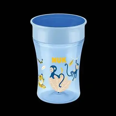 كوب NUK السحري، سعة 230 مل، مناسب للأطفال من عمر 8 أشهر فما فوق.