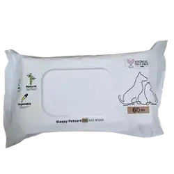 Sleepy Animal-Themed Moisturizing Wipes (60 count)